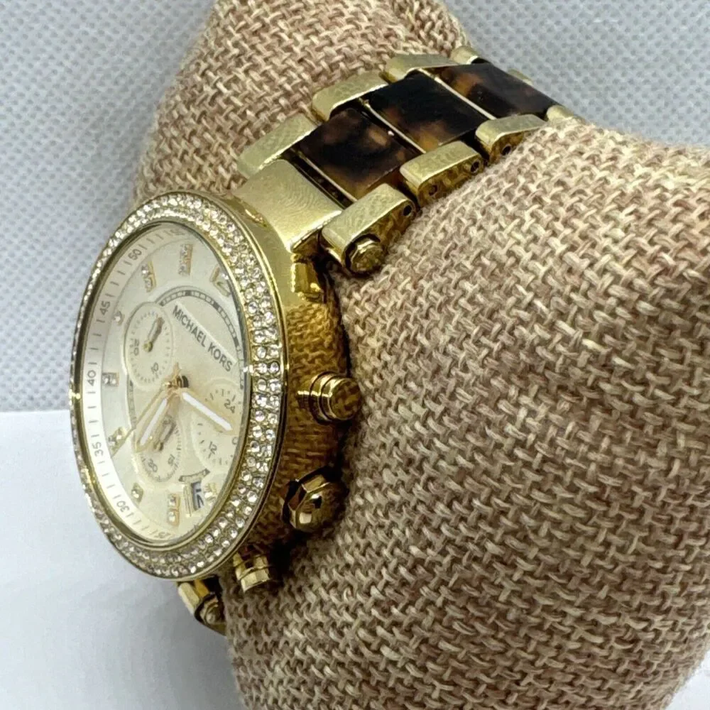 Michael Kors Parker MK5688 Women Two-Tone Analog Dial Quartz Wrist Watch JNA616